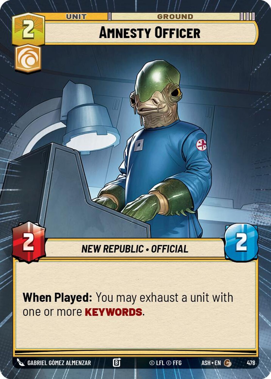 Amnesty Officer #478/264 from Ashes of the Empire