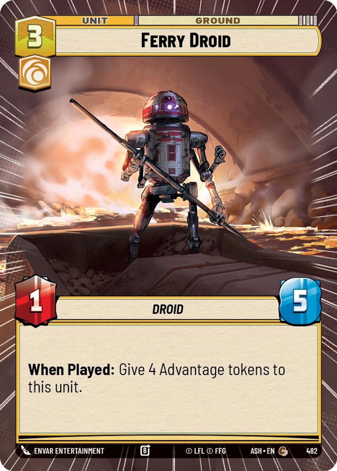 Ferry Droid #482/264 from Ashes of the Empire