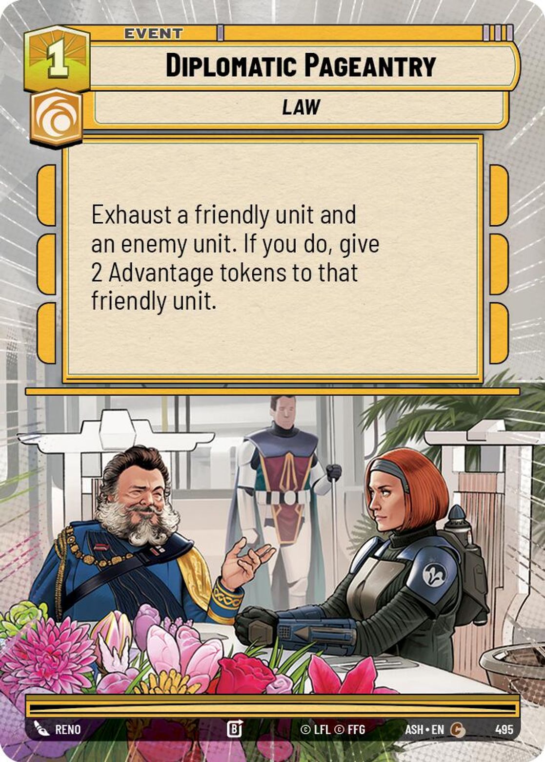Diplomatic Pageantry #495/264 from Ashes of the Empire