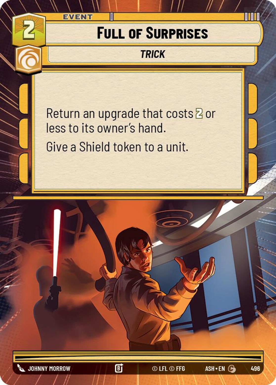 Full of Surprises #496/264 from Ashes of the Empire