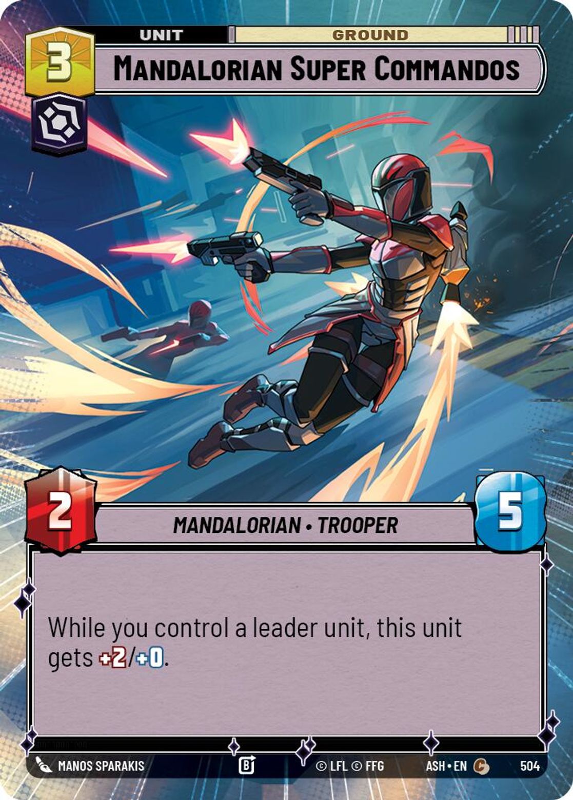 Mandalorian Super Commandos #504/264 from Ashes of the Empire
