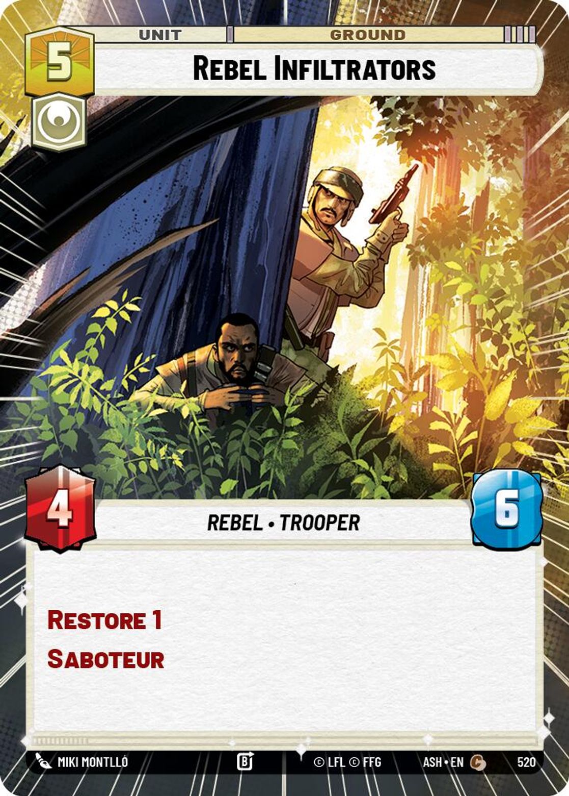 Rebel Infiltrators #520/264 from Ashes of the Empire