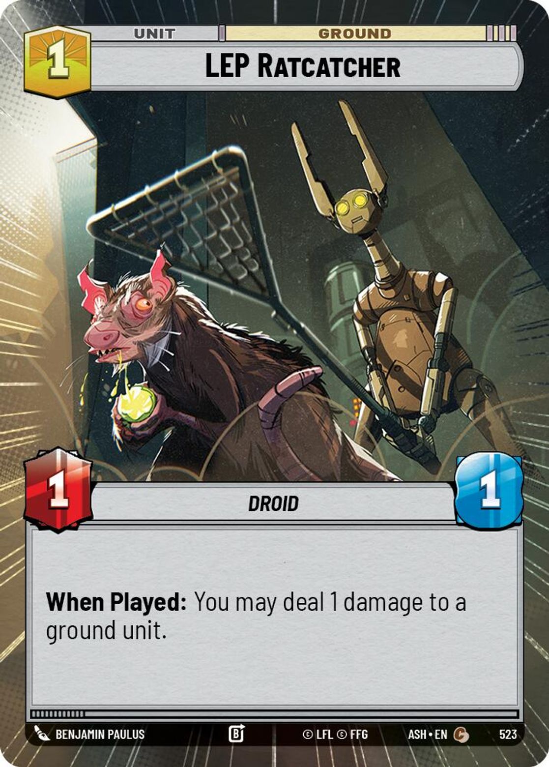 LEP Ratcatcher #523/264 from Ashes of the Empire