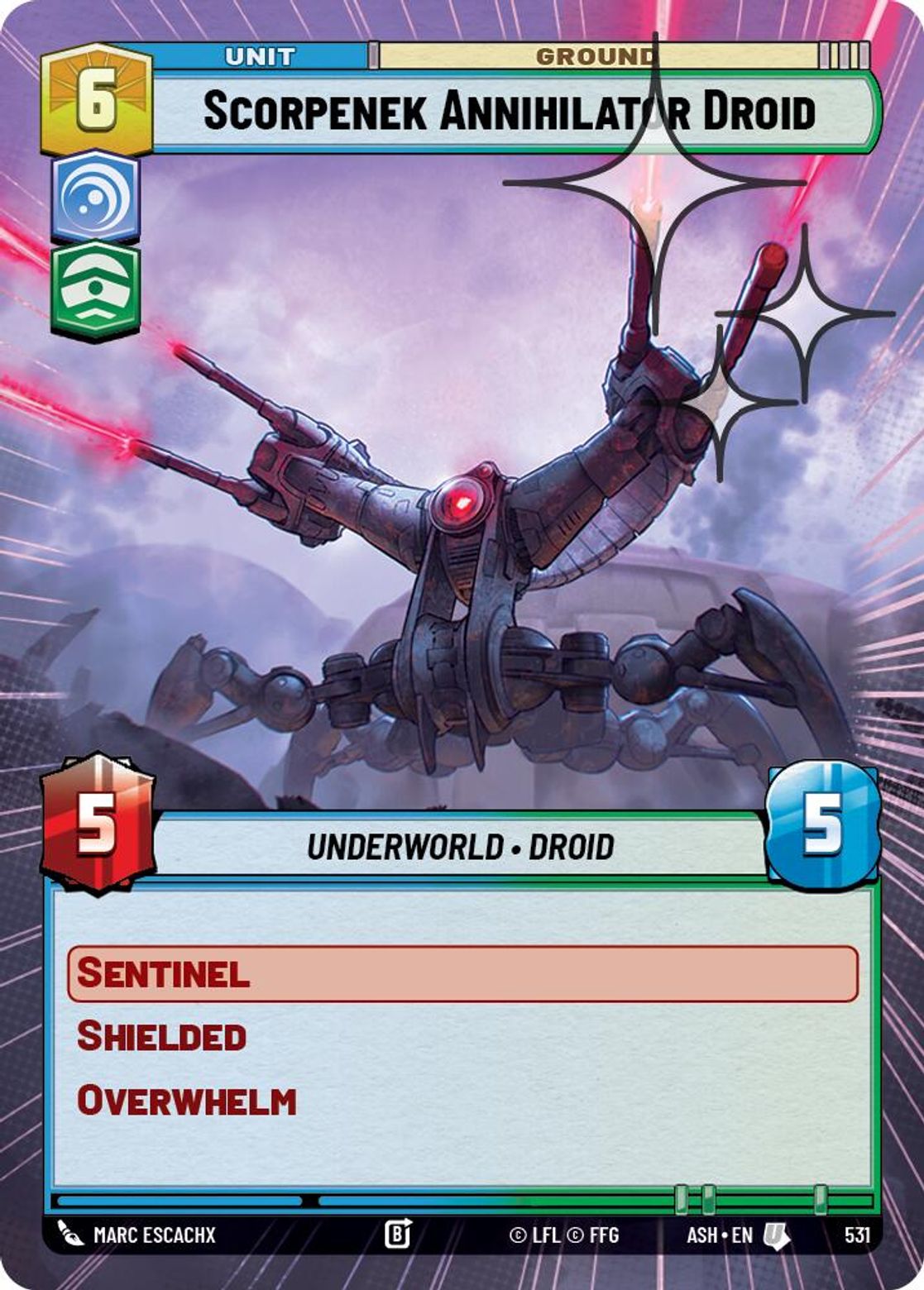Scorpenek Annihilator Droid #531/264 from Ashes of the Empire