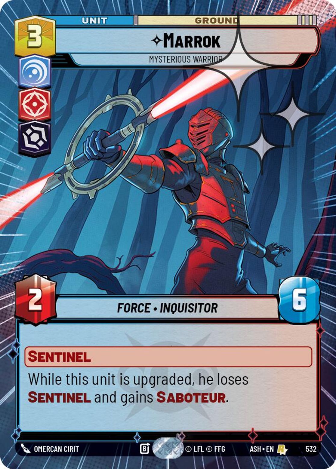 Marrok — Mysterious Warrior #532/264 from Ashes of the Empire