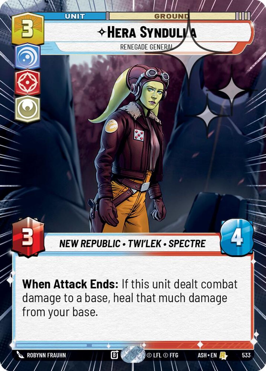 Hera Syndulla — Renegade General #533/264 from Ashes of the Empire