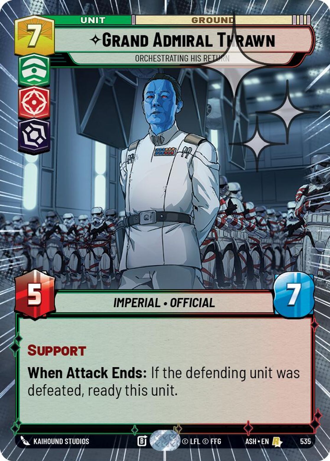 Grand Admiral Thrawn — Orchestrating His Return #535/264 from Ashes of the Empire