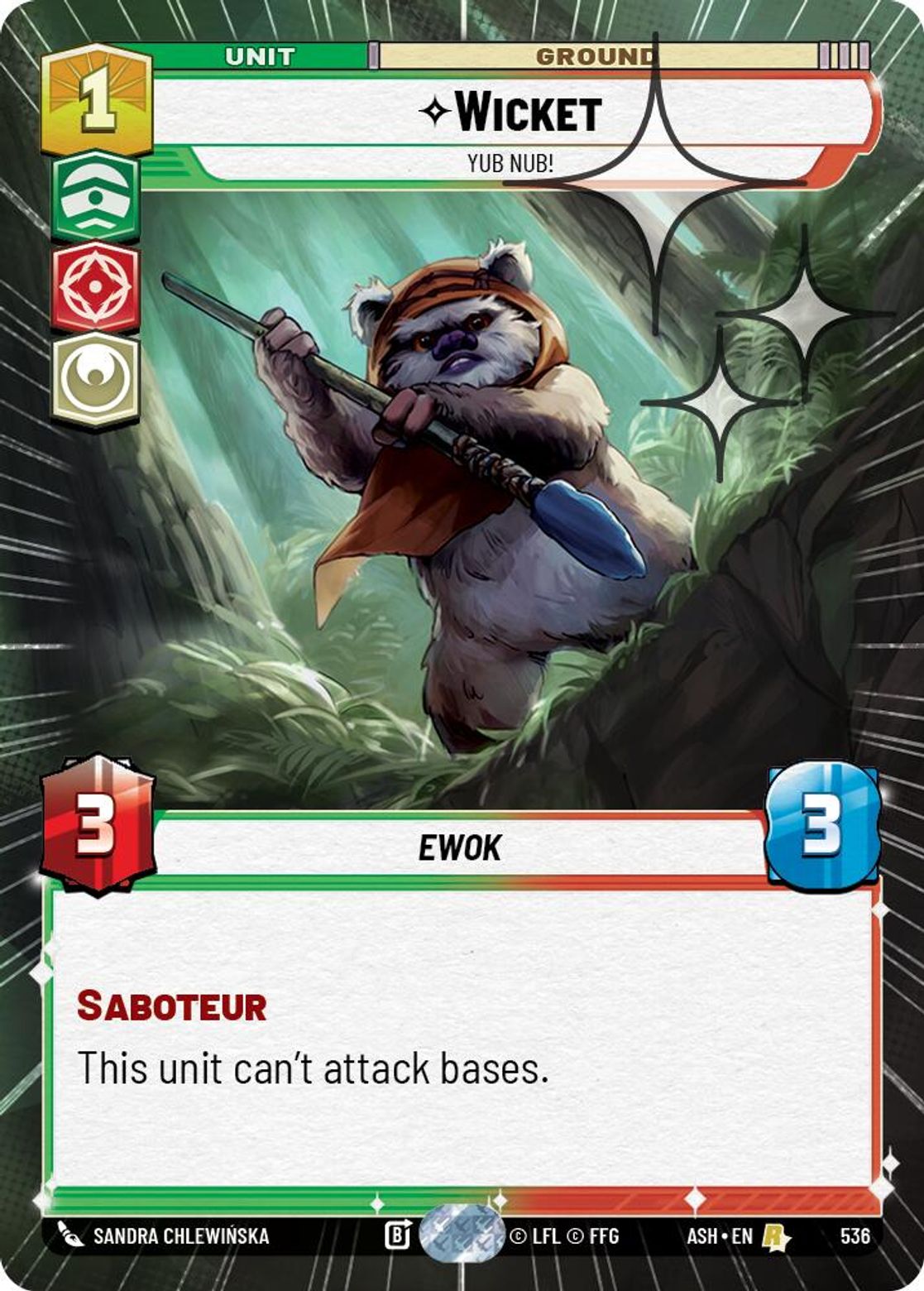 Wicket — Yub Nub! #536/264 from Ashes of the Empire