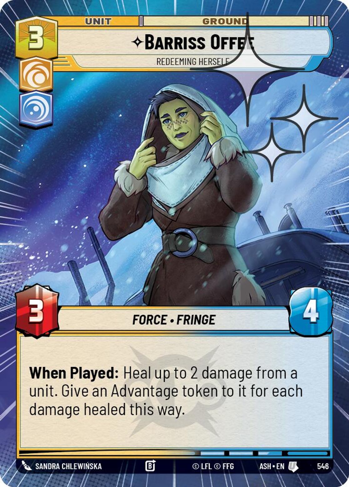 Barriss Offee — Redeeming Herself #546/264 from Ashes of the Empire
