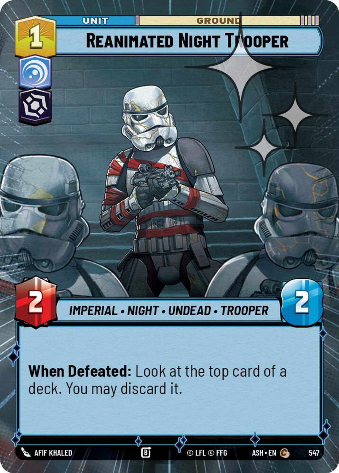 Reanimated Night Trooper #547/264 from Ashes of the Empire