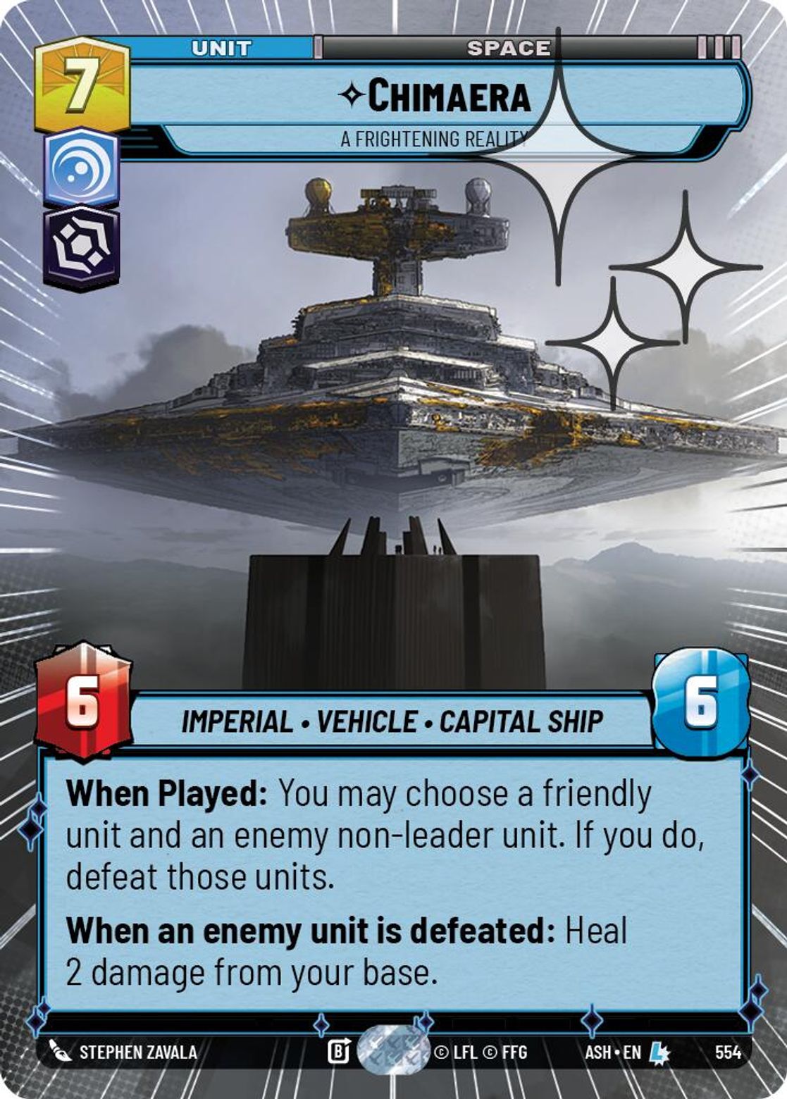 Chimaera — A Frightening Reality #554/264 from Ashes of the Empire