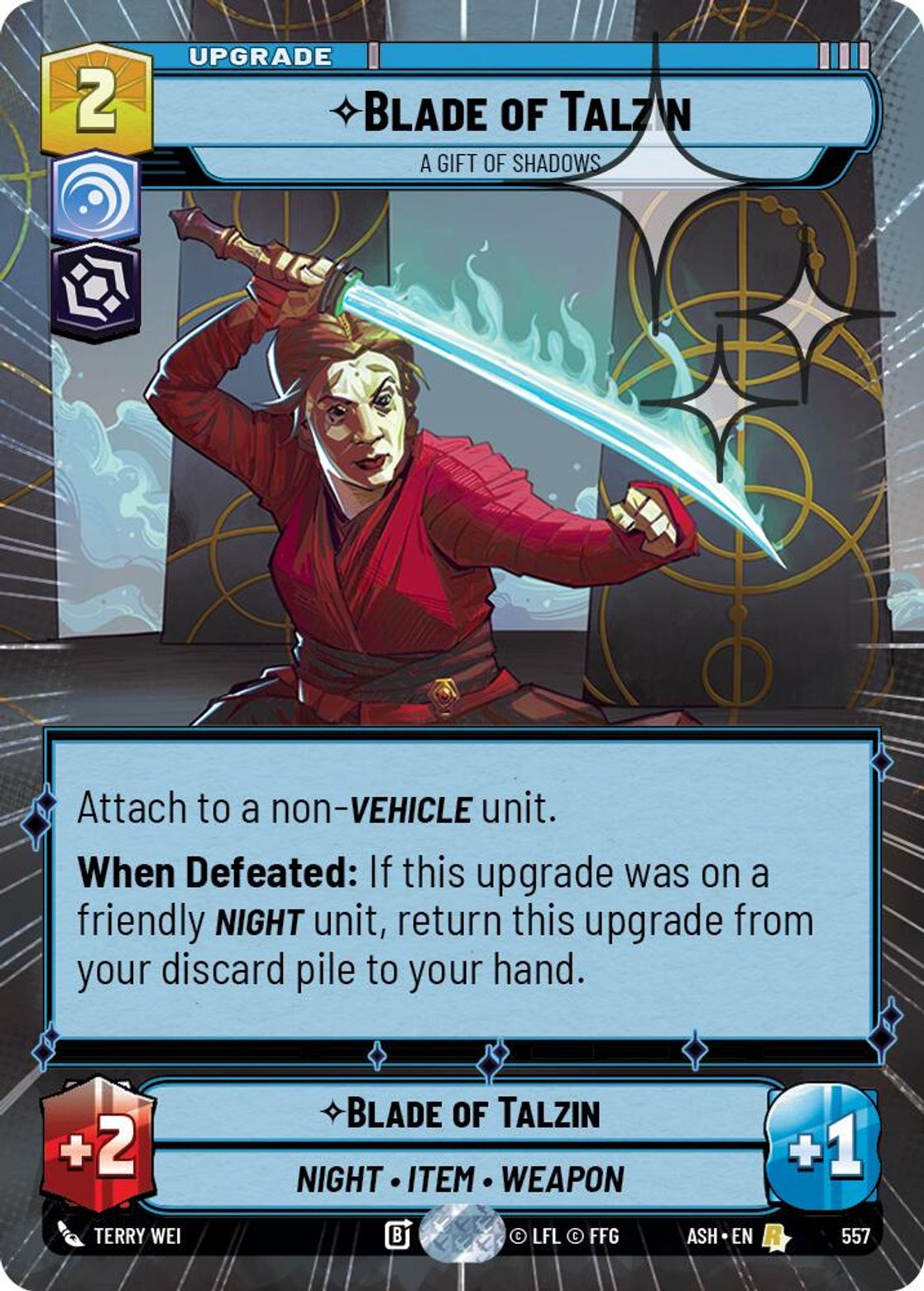Blade of Talzin — A Gift of Shadows #557/264 from Ashes of the Empire