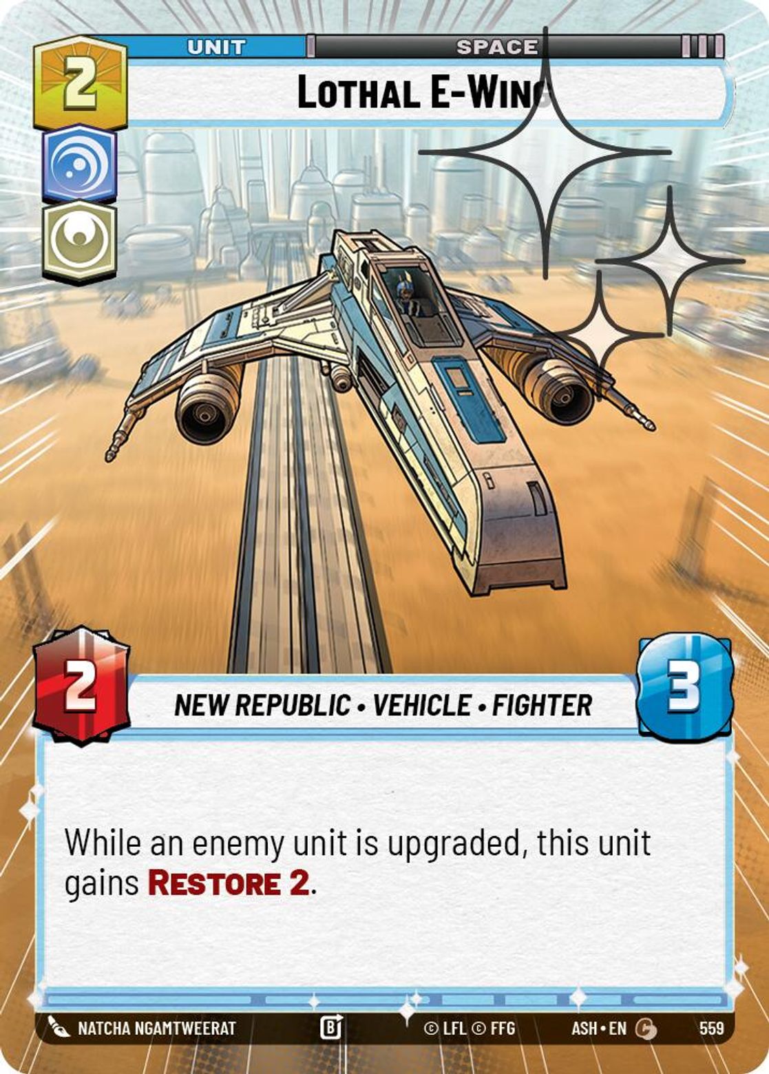 Lothal E-Wing #559/264 from Ashes of the Empire