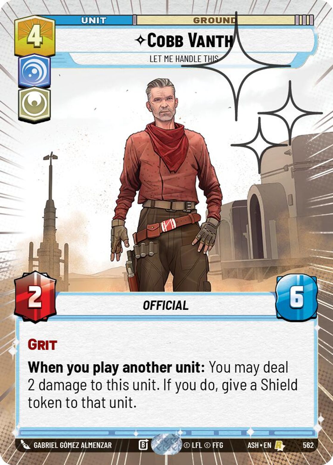 Cobb Vanth — Let Me Handle This #562/264 from Ashes of the Empire