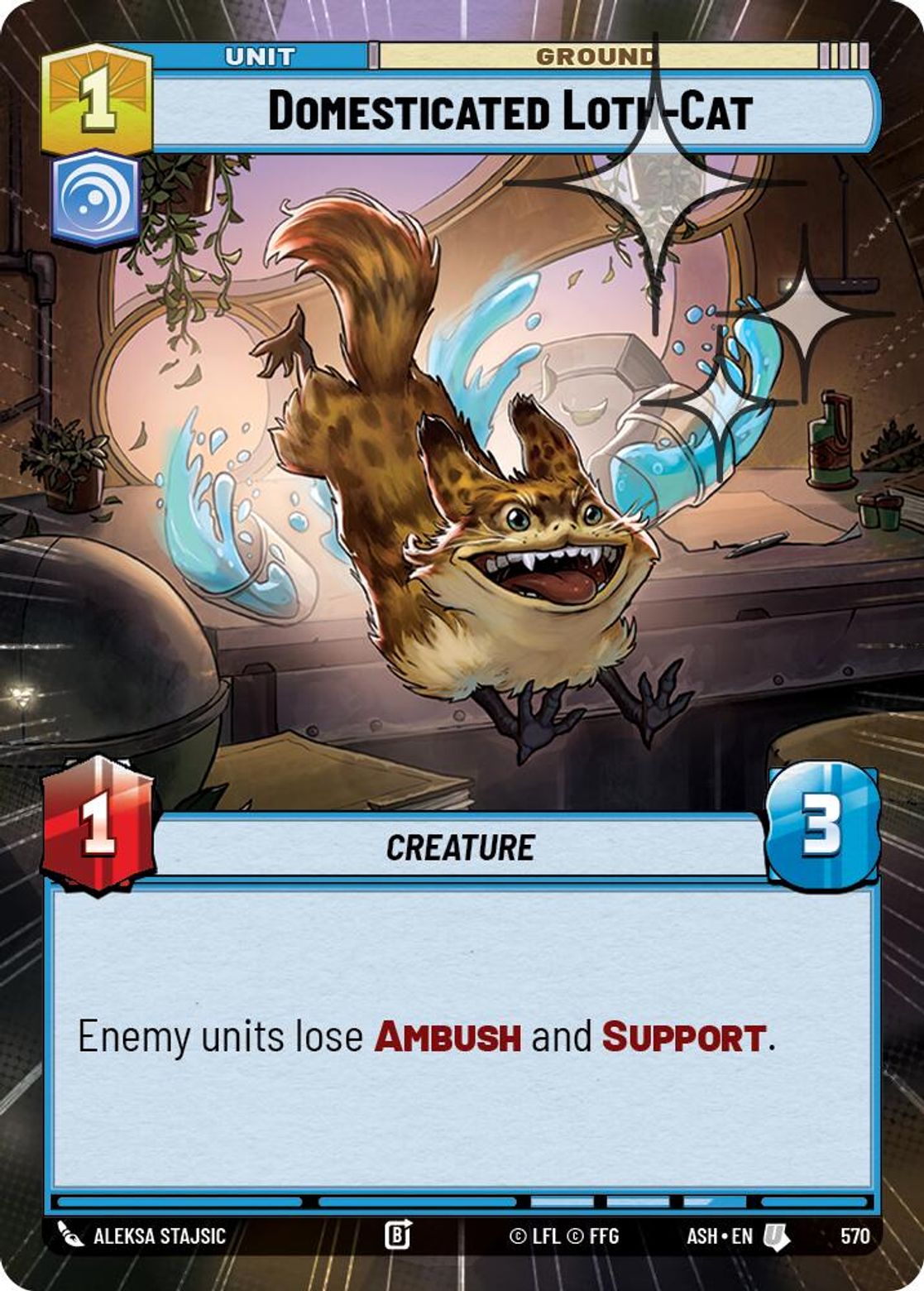 Domesticated Loth-Cat #570/264 from Ashes of the Empire