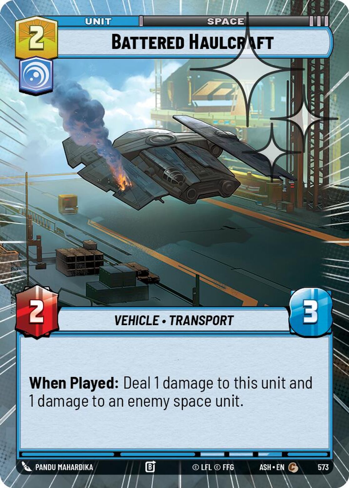 Battered Haulcraft #573/264 from Ashes of the Empire