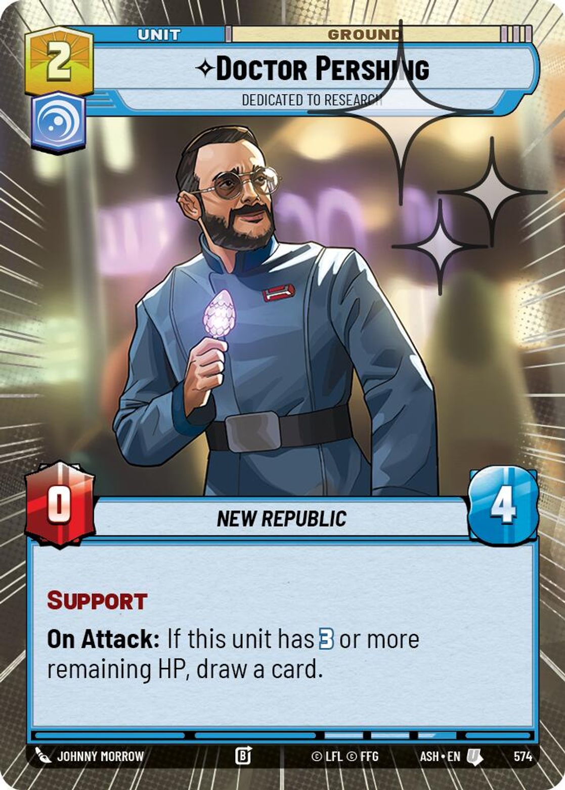 Doctor Pershing — Dedicated to Research #574/264 from Ashes of the Empire