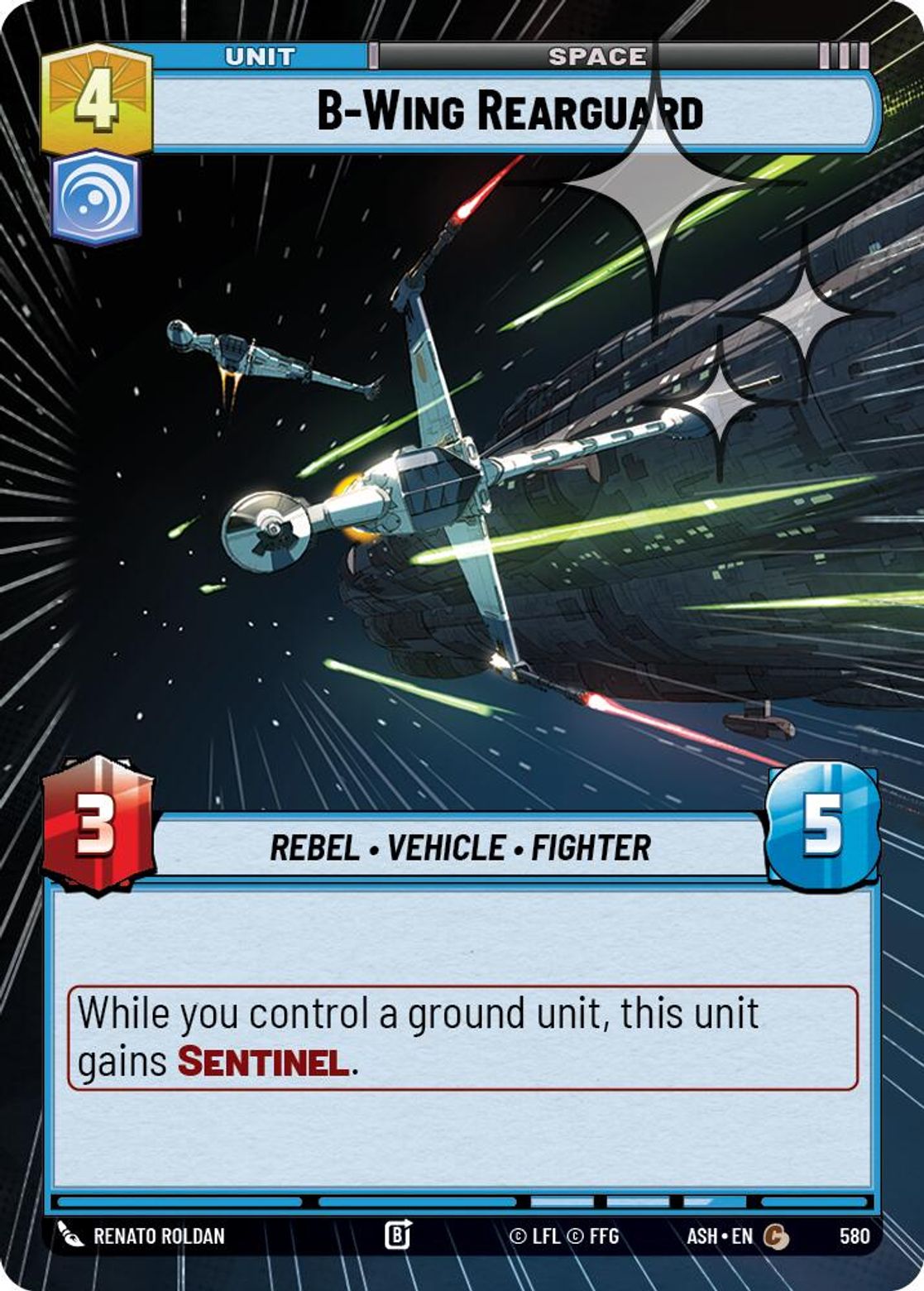 B-Wing Rearguard #580/264 from Ashes of the Empire