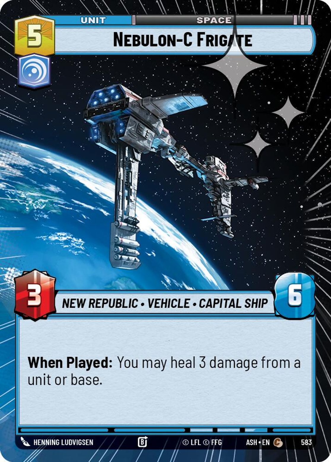 Nebulon-C Frigate #583/264 from Ashes of the Empire
