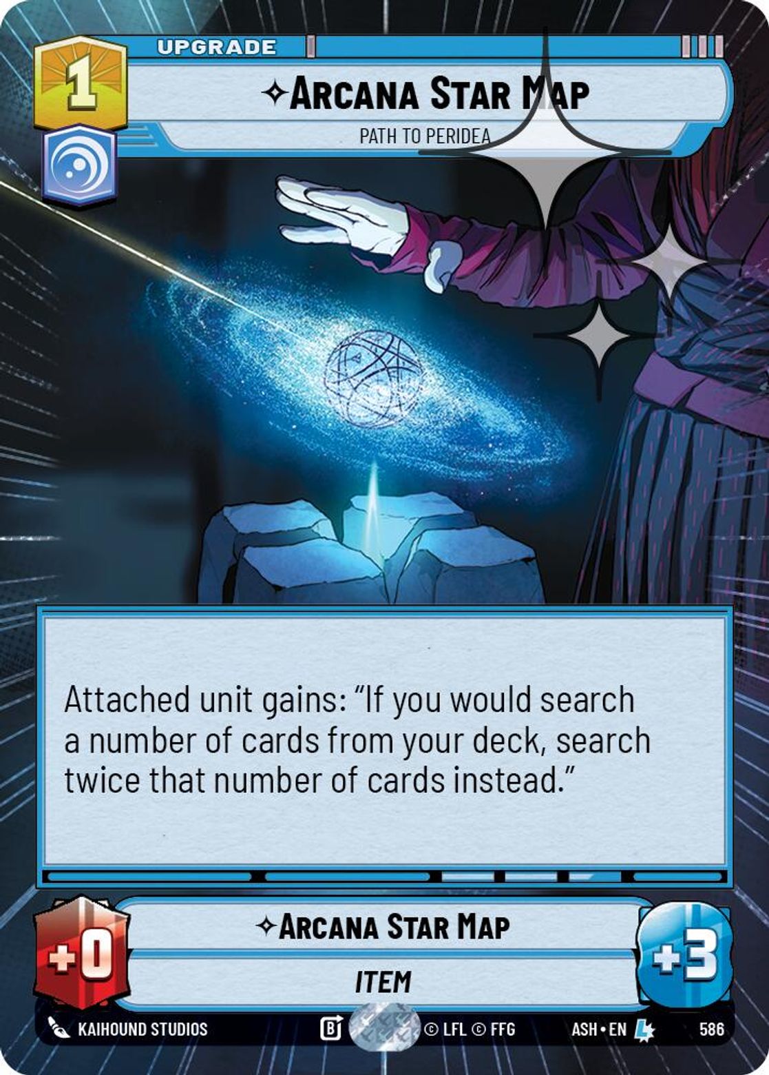 Arcana Star Map — Path to Peridea #586/264 from Ashes of the Empire