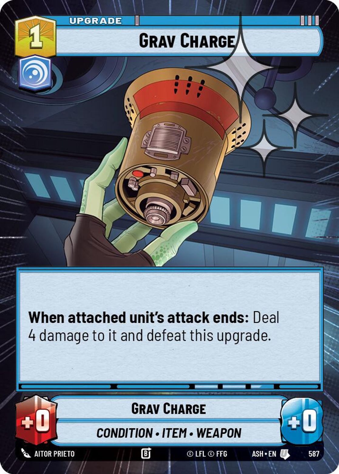 Grav Charge #587/264 from Ashes of the Empire