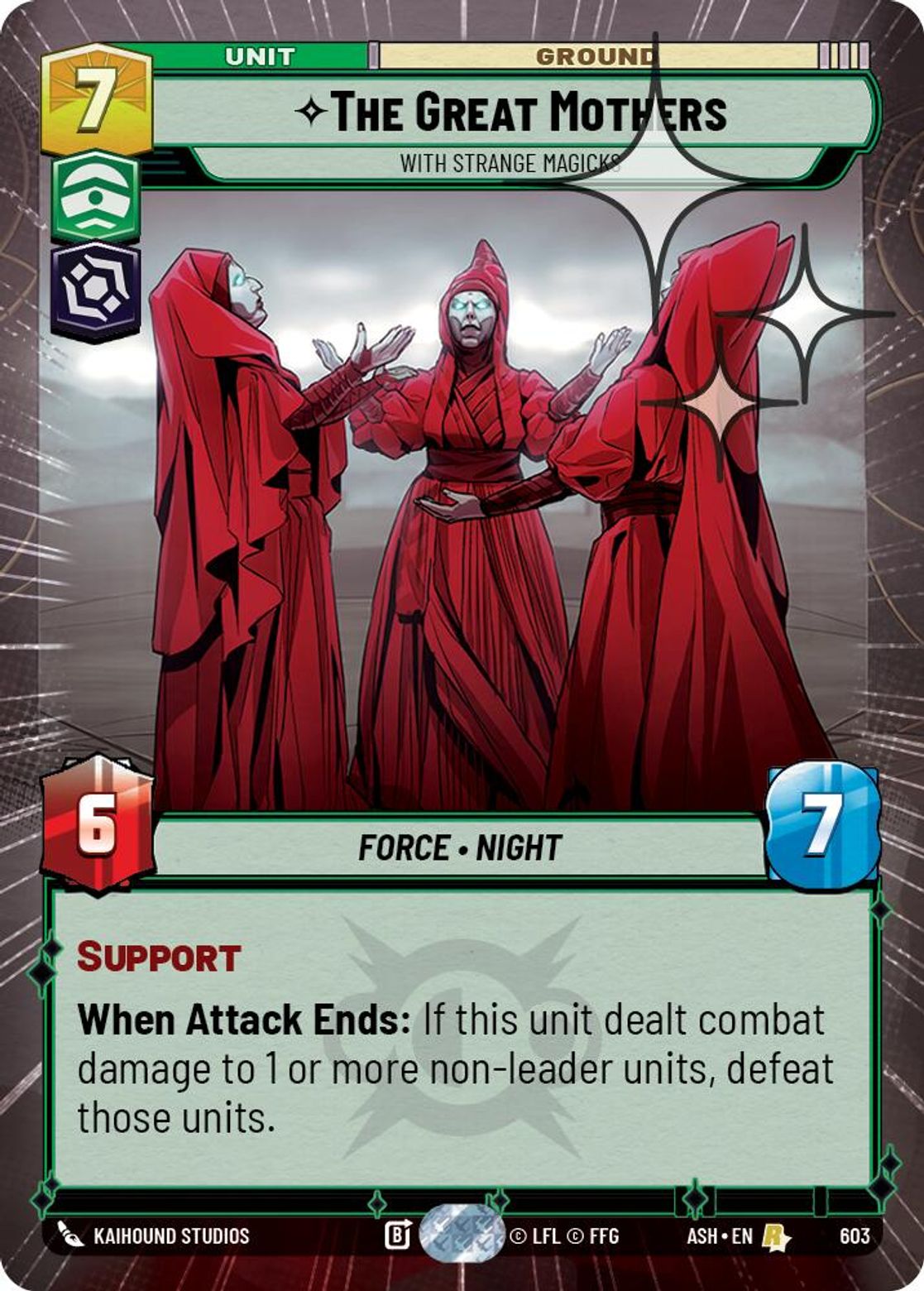 The Great Mothers — With Strange Magicks #603/264 from Ashes of the Empire