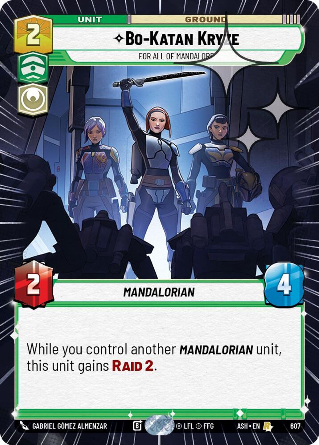 Bo-Katan Kryze — For All of Mandalore #607/264 from Ashes of the Empire