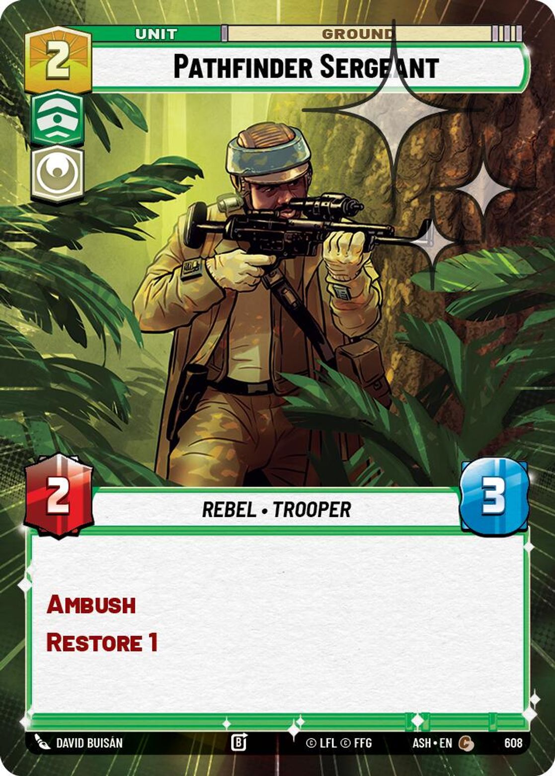 Pathfinder Sergeant #608/264 from Ashes of the Empire