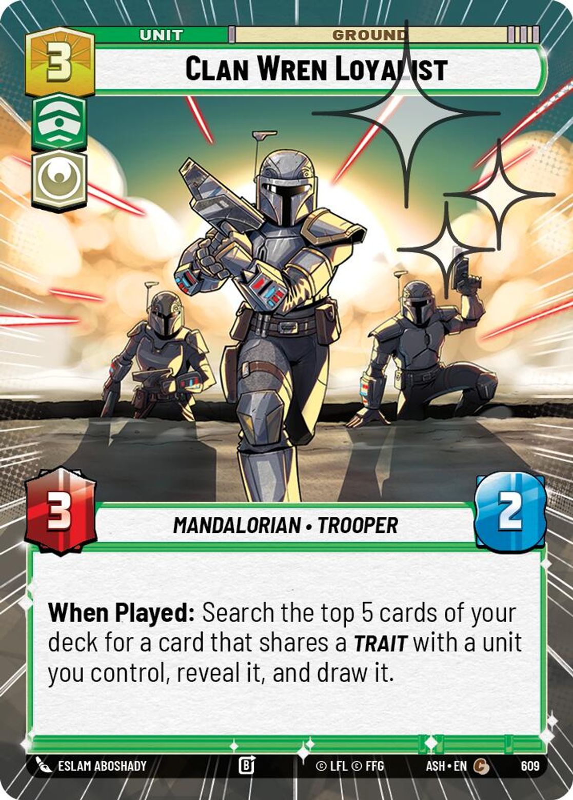 Clan Wren Loyalist #609/264 from Ashes of the Empire