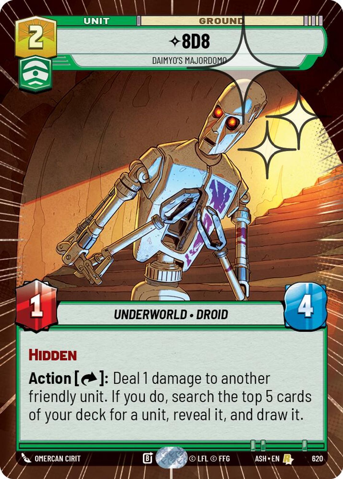 8D8 — Daimyo's Majordomo #620/264 from Ashes of the Empire