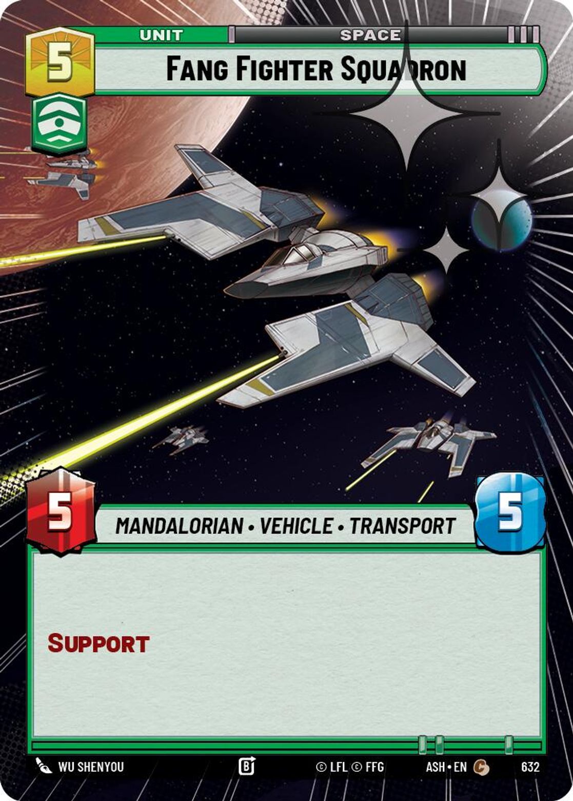 Fang Fighter Squadron #632/264 from Ashes of the Empire