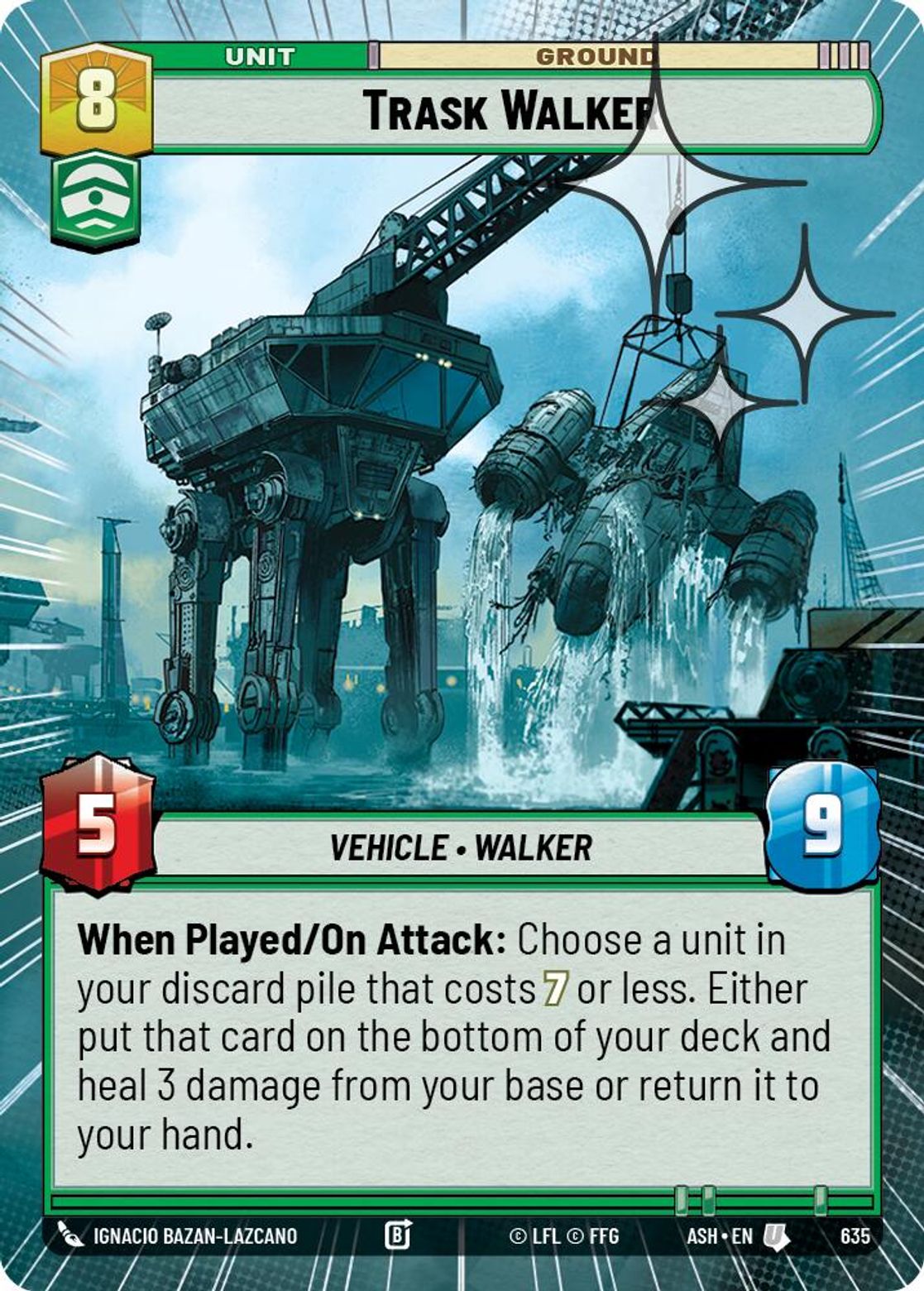 Trask Walker #635/264 from Ashes of the Empire