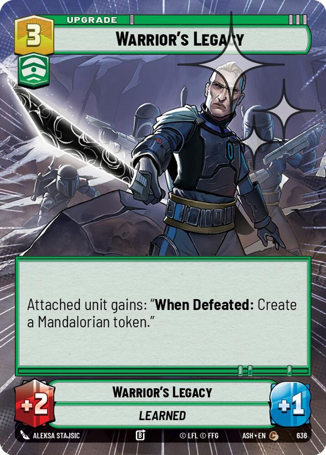 Warrior's Legacy #636/264 from Ashes of the Empire