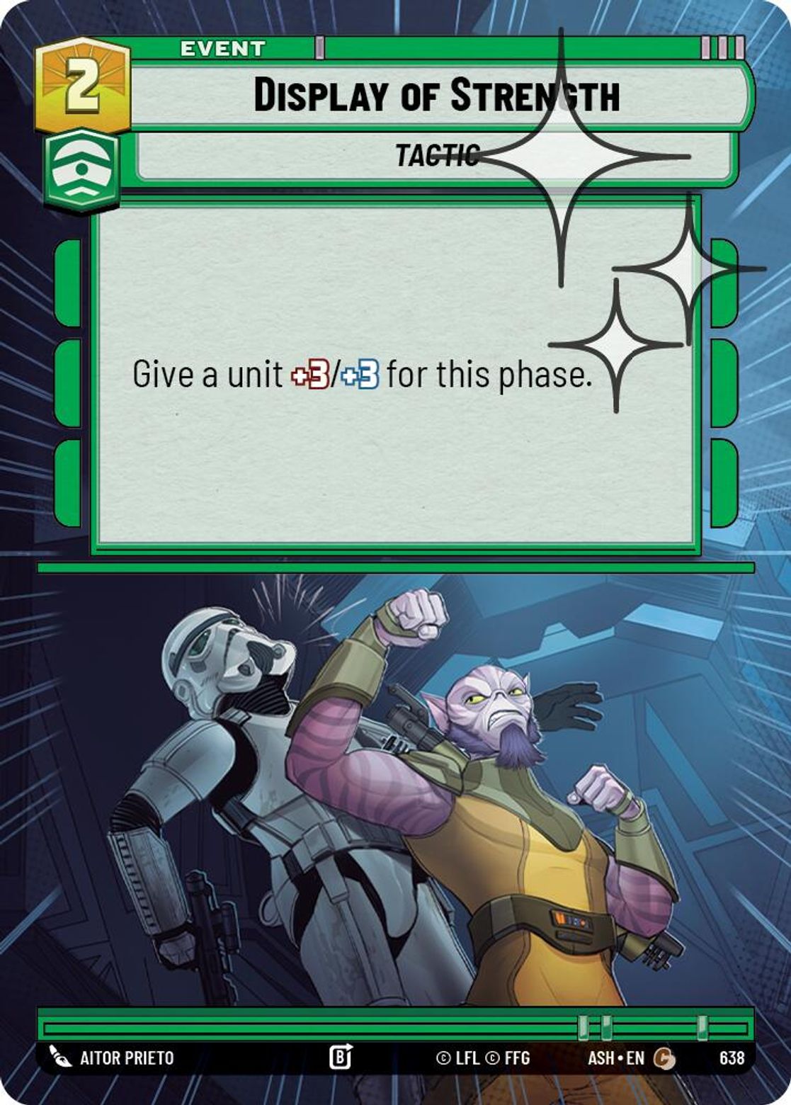 Display of Strength #638/264 from Ashes of the Empire
