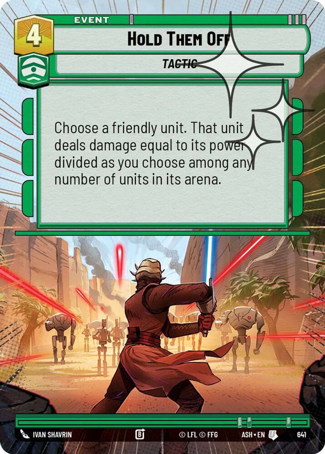 Hold Them Off #641/264 from Ashes of the Empire