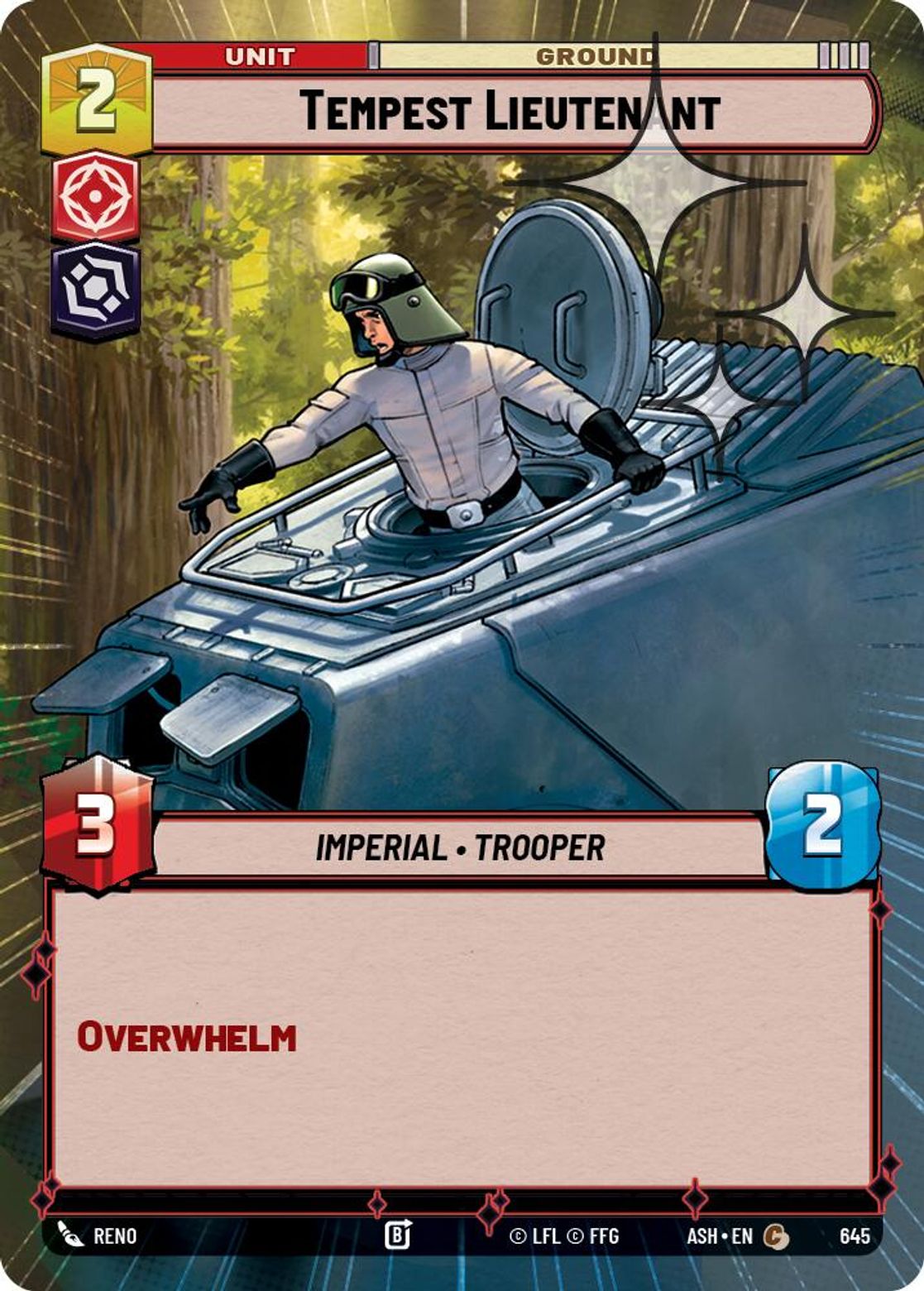 Tempest Lieutenant #645/264 from Ashes of the Empire