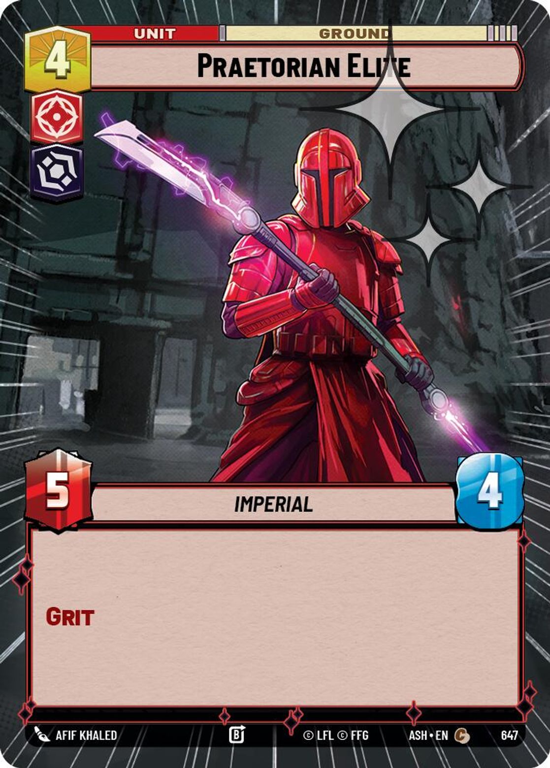 Praetorian Elite #647/264 from Ashes of the Empire