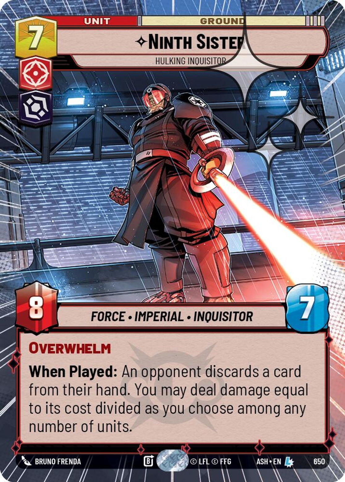 Ninth Sister — Hulking Inquisitor #650/264 from Ashes of the Empire