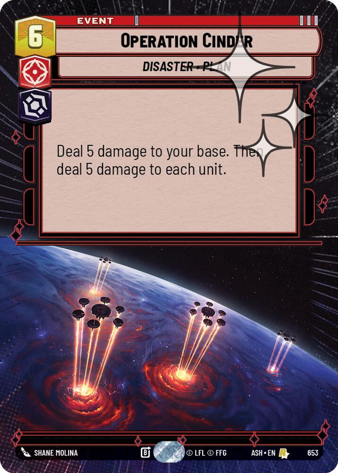 Operation Cinder #653/264 from Ashes of the Empire