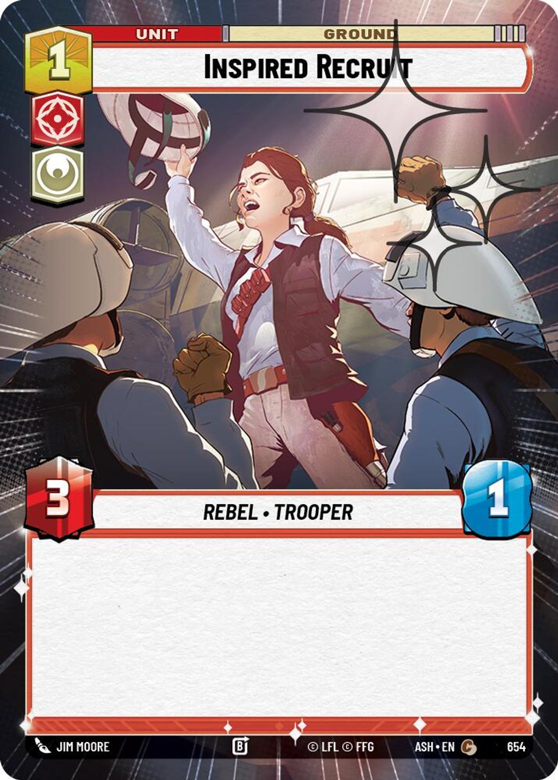 Inspired Recruit #654/264 from Ashes of the Empire