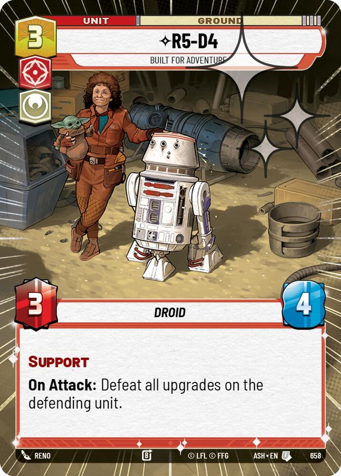 R5-D4 — Built for Adventure #658/264 from Ashes of the Empire