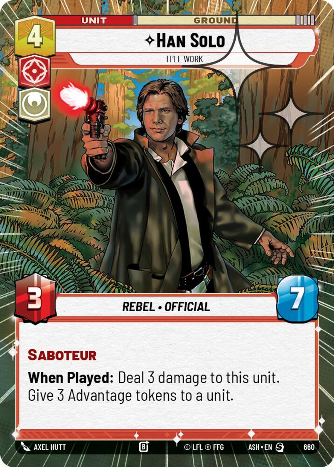 Han Solo — It'll Work #660/264 from Ashes of the Empire