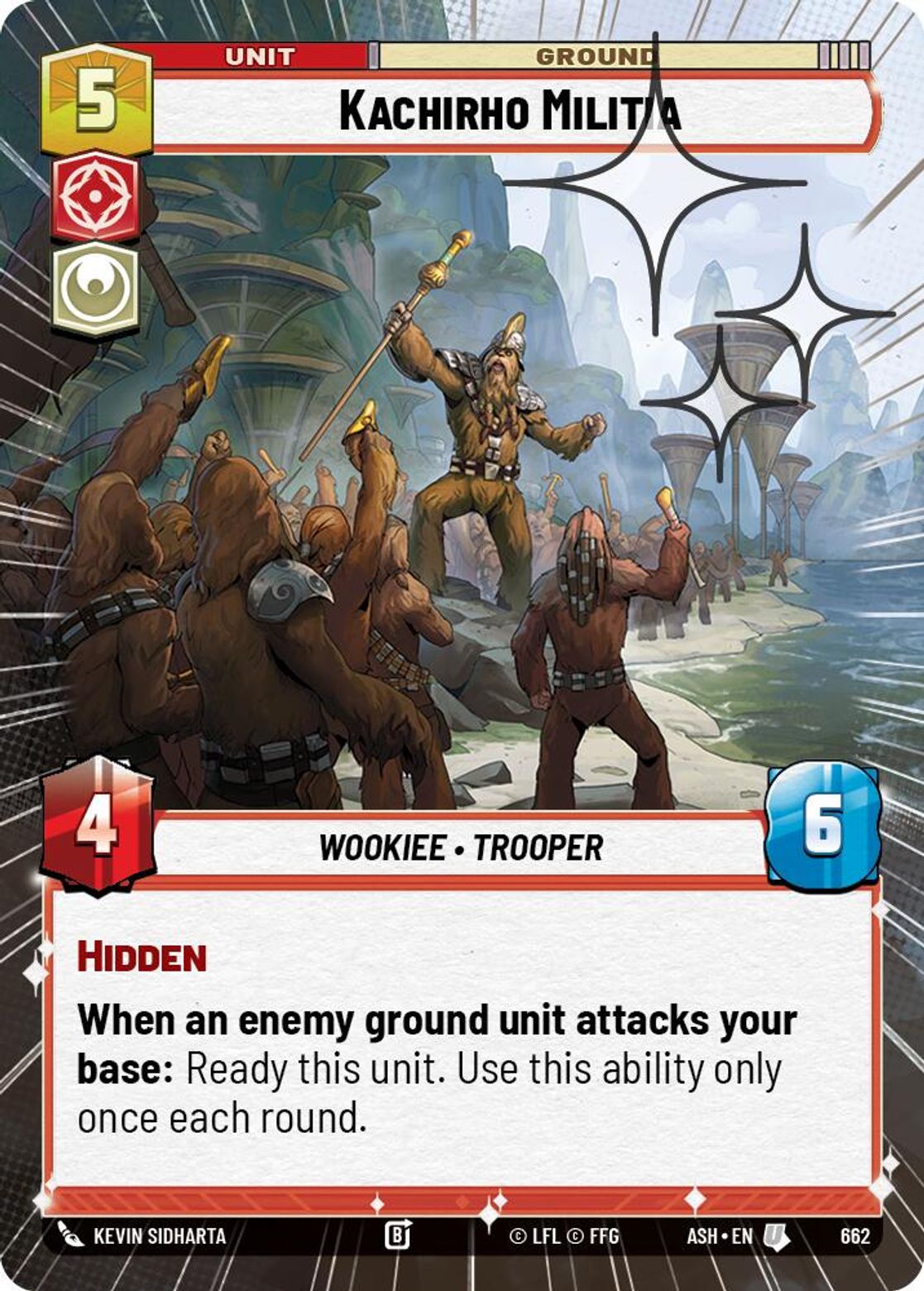 Kachirho Militia #662/264 from Ashes of the Empire
