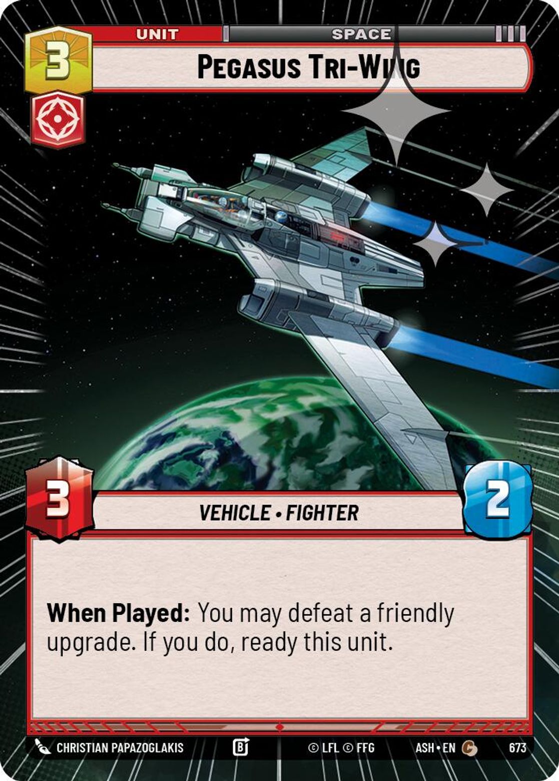 Pegasus Tri-Wing #673/264 from Ashes of the Empire