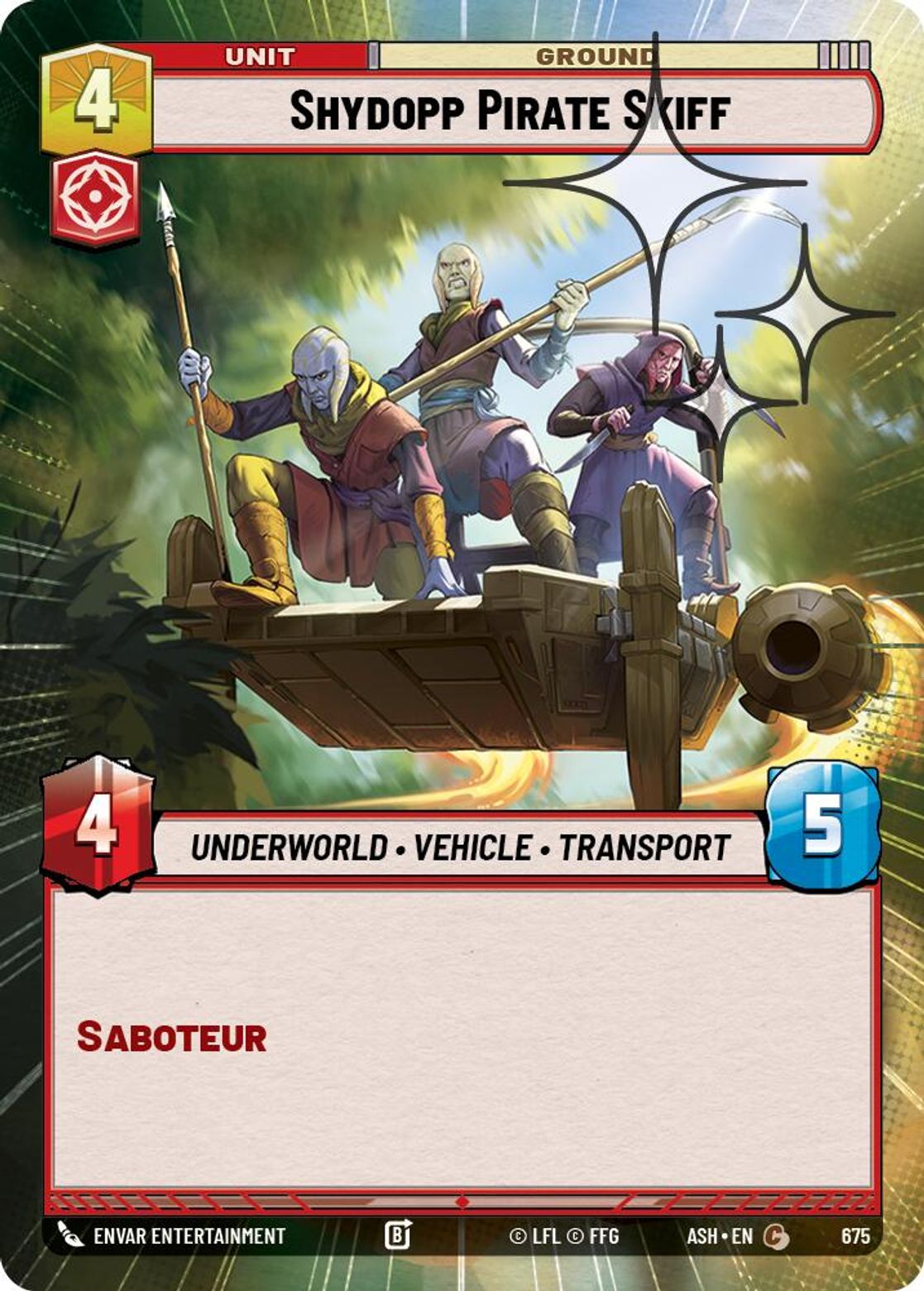 Shydopp Pirate Skiff #675/264 from Ashes of the Empire
