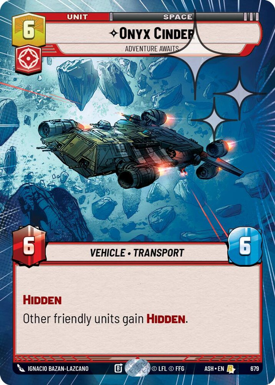 Onyx Cinder #679/264 from Ashes of the Empire