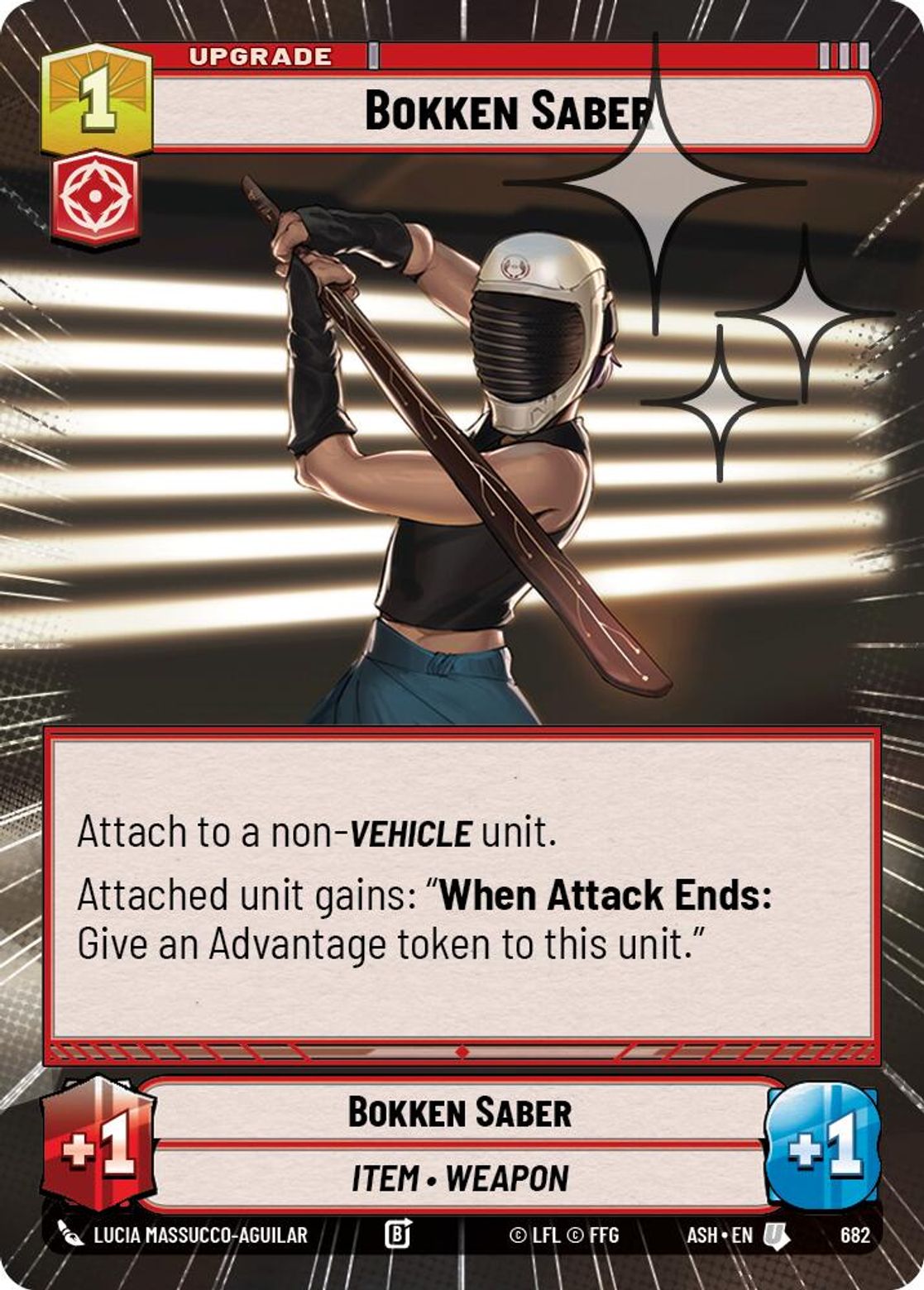 Bokken Saber #682/264 from Ashes of the Empire