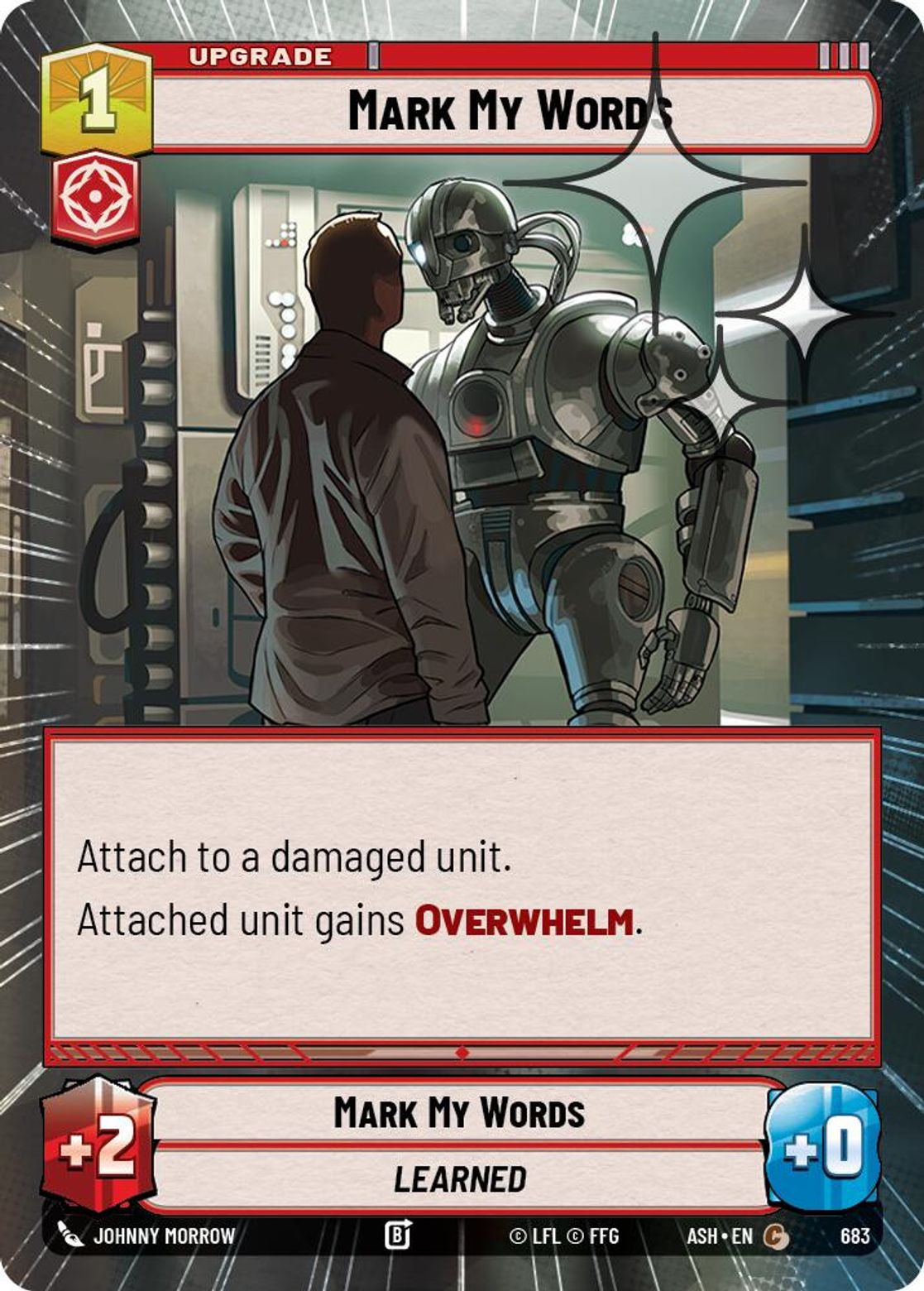 Mark My Words #683/264 from Ashes of the Empire