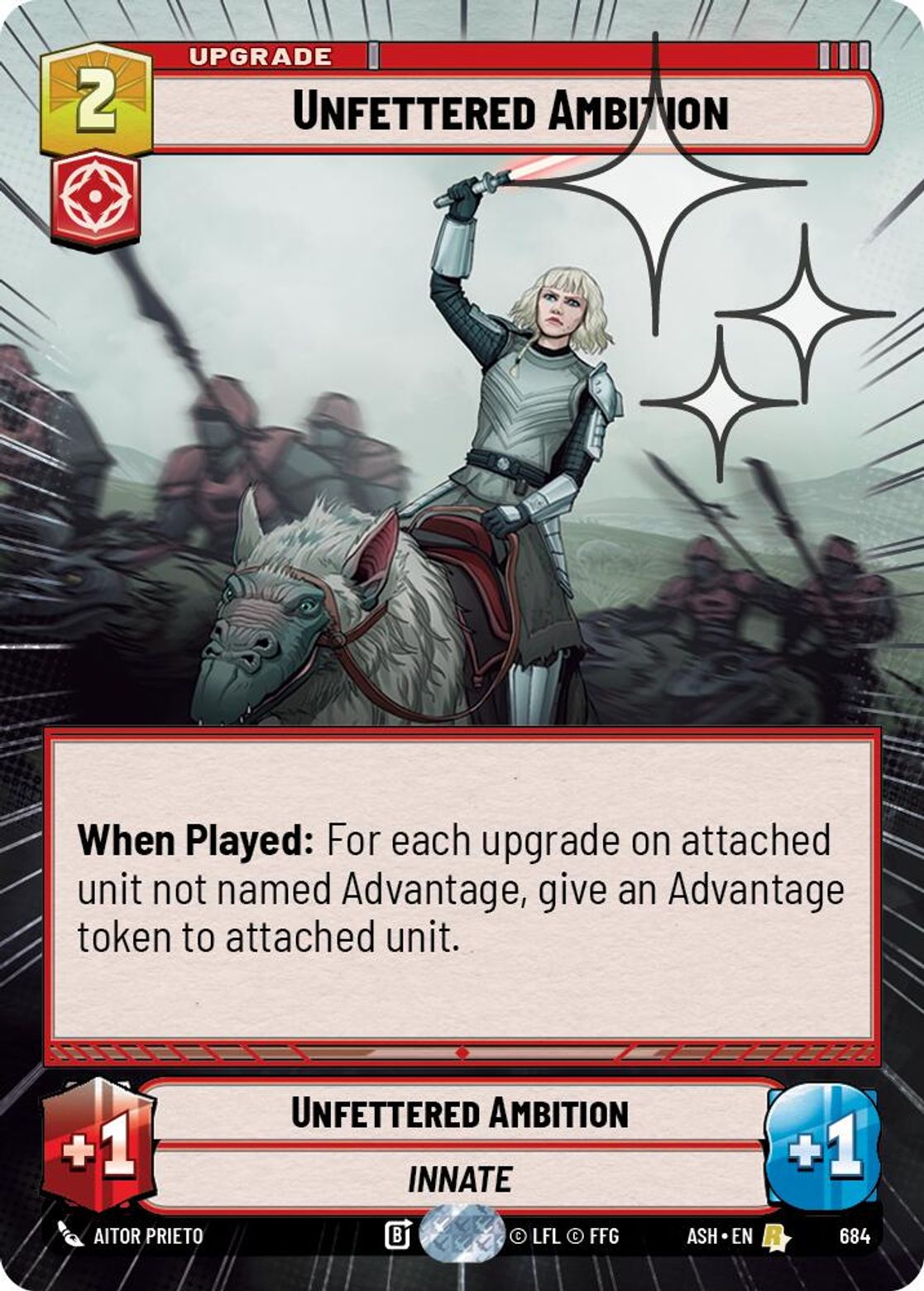 Unfettered Ambition #684/264 from Ashes of the Empire