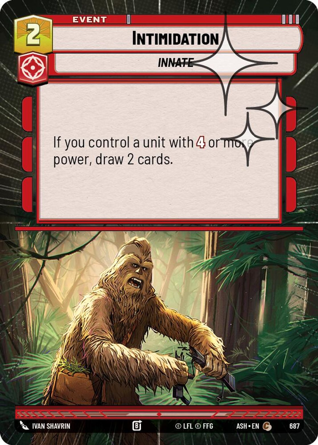 Intimidation #687/264 from Ashes of the Empire